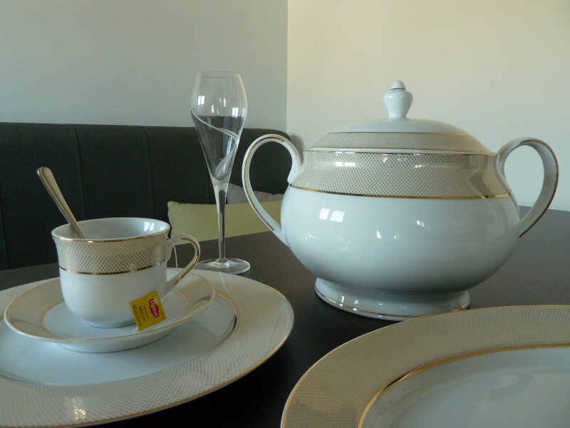 Σερβίτσιο Πορσελάνης Χρυσό (Υλικό: Πορσελάνη, Μέγεθος: 